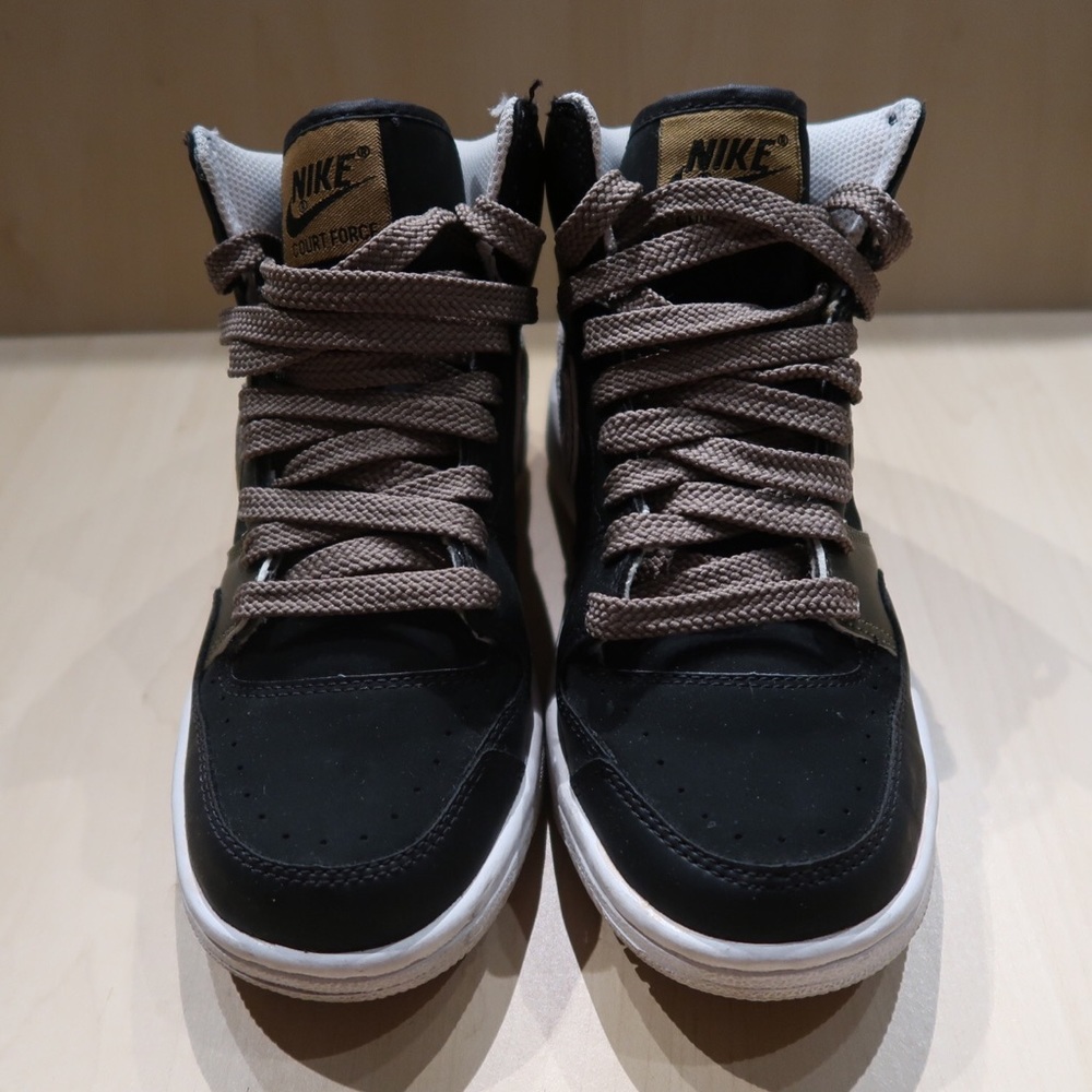 Nike black high top sneakers